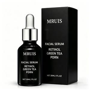 Sérum raffermissant au thé vert PDRN, <span class=keywords><strong>soin</strong></span> coréen végétalien pour les ridules et l'aplanissement de la texture de la peau, disponible en <span class=keywords><strong>coffret</strong></span> cadeau MRUIS 30ml - Product Image 1