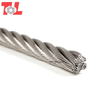 Câble en acier inoxydable, 8mm, 7x19, pour balustrade, prix d'usine