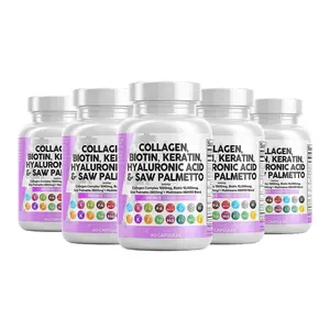 OEM/ODM halal bellezza integratore di pelle che illumina la polvere di collagene e capsule migliori capsule di glutatione e collagene