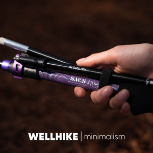 ไม้เท้าเดินป่าพับได้ WELLHIKE อลูมิเนียมอัลลอย 7075 แบบ 3 ท่อน น้ำหนักเบา - Product Image 4