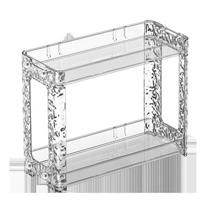 Bathroom Storage Rack 60X70cm 2 Tier Freestanding Durable Cosmetic Organizer For Personal Care Products - Product Image 4