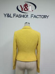 Giacca di lana strutturata con tessuto intrecciato da <span class=keywords><strong>donna</strong></span>, - Product Image 4
