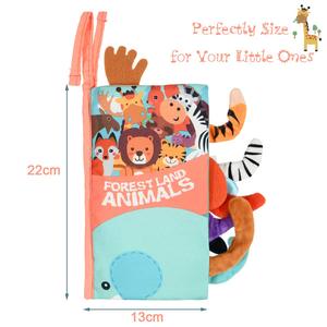 Éducation précoce bébé livres jouets sécurité tissu queues d'<span class=keywords><strong>animaux</strong></span> reliure sensorielle doux bébé tissu <span class=keywords><strong>livre</strong></span> - Product Image 2