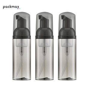 40ml 50ml 80ml Round PET Foaming <b>Pump</b> <b>Bottle</b> with Screw Cap Skincare Soap Mousse <b>Bottle</b> for Facial Cleanser & Foam Soap - Product Image 1