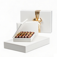 Boîte d'emballage en bois de luxe personnalisée pour chocolats, boîte cadeau Ramadan Luqaimat, boîte de dattes du Moyen-Orient pour le Ramadan, emballage de fruits secs