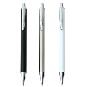 Stylo à bille en métal de 1,0 mm de largeur d'écriture, vente en gros, avec logo personnalisé pour le bureau, l'école, les cadeaux - Product Image 5