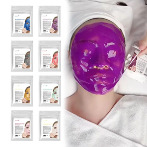 Masque facial en poudre de collagène, <span class=keywords><strong>gel</strong></span>ée cristalline douce, masque facial en poudre, soin hydratant et lissant, spa organique coréen - Product Image 1