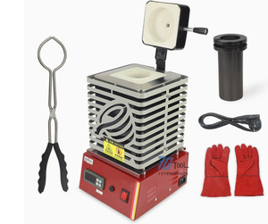 Horno de Inducción de Malla Pequeña de 2KG para Fundir Cobre, Hierro y Joyería con Componente Central de Motor - Product Image 3