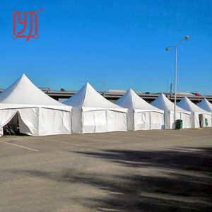 Tente Pagode en PVC Blanc avec Cadre en Aluminium 10x10 pour Fête, Mariage, Chapiteau Fabriqué à Guangzhou - Product Image 2