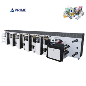 Máquina de impresión flexográfica de etiquetas adhesivas, rollo de papel para enrollar, troquelado, máquina de fabricación de etiquetas flexográficas - Product Image 1