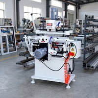 Machine de fraisage à double tête 2,4 kW pour profilés aluminium, verticale et horizontale, pour fenêtres et portes