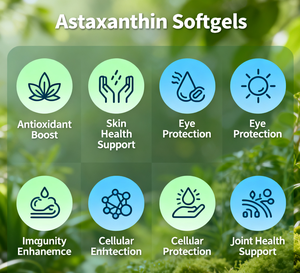 Cápsulas de Astaxantina Vegana de Marca Privada, Suplemento Natural de Astaxantina - Product Image 5