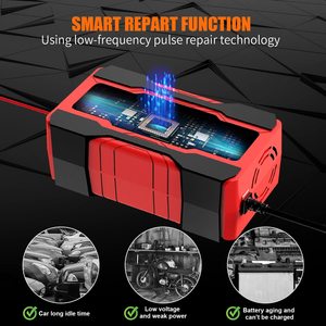 Automotive <strong>Battery</strong> <strong>Charger</strong> 12V 24V Motorcycle <strong>Battery</strong> Maintainer <strong>Trickle</strong> <strong>Charger</strong> 10A Fully-Automatic Smart <strong>Car</strong> <strong>Battery</strong> <strong>Charger</strong> - Product Image 3