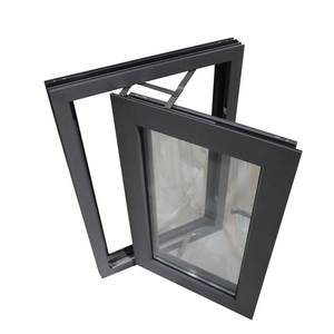 Cửa sổ nhôm chống bão Chất lượng cao với kính cường lực đôi cho phòng tắm nhà bếp để sử dụng thương mại trong nhà - Product Image 3