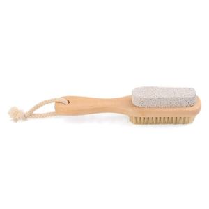 Brosse à poils doux en bois à Long manche, exfoliant pour le corps, Double face, élimine les callosités - Product Image 4