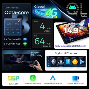 Écran de voiture XTRONS 14,9 pouces Android 13 64 Go Carplay 4G LTE Android Auto Radio pour BMW Série 3/4 M3/M4 LHD Système NBT - Product Image 2