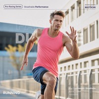 Canotta Unisex Personalizzata OEM con Logo Stampato, Asciugatura Rapida, Traspirante, Alta Qualità, Leggera per Allenamento e Corsa