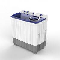 Machine à laver Double cuve Portable, 2/10KG, couvercle supérieur en plastique, Double tambour