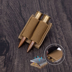 600Dナイロン製屋外用2ホール弾薬パッチポーチ 7.62mm戦術用バルクツールベルクロ弾薬バッグ - Product Image 1