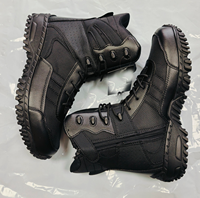 Bottes tactiques pour hommes TSB204, couleur coyote et noir, pour entraînement et mode.