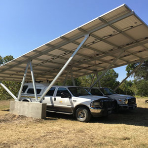 Abri de voiture <span class=keywords><strong>solaire</strong></span> en <span class=keywords><strong>aluminium</strong></span> avec système de montage pour le sol - Product Image 4