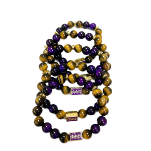 Pulsera de Lujo Unisex Vintage con Cuentas, Cristales, Imitación de Perlas, Jade y Baño de Oro de 24K, Elástica, con Colgante, para Regalo - Product Image 1