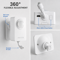 Capteur de détecteur de présence humaine RZ050-DP à double alimentation pour climatiseur, interrupteur de capteur d'air conditionné, économie d'énergie