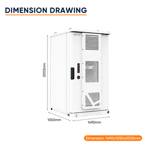 <b>Industrial</b> Lithium Battery Cabinet Energy <b>Storage</b> System 50kW 217kWh Waterproof Cabinet for Commercial - Product Image 3