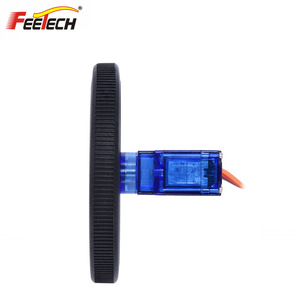 ชุดอุปกรณ์การศึกษา รถเซอร์โว 9g พร้อมเพลาเอาต์พุต 20T เส้นผ่านศูนย์กลาง 4.8 มม. และล้อยาง K114 - Product Image 1