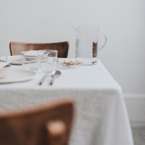 French Natural <b>Linen</b> <b>Table</b> <b>Cloth</b> <b>Table</b> Cover Classic Solid Color Easy Washed Home Hotel Customizable Wholesale - Product Image 5