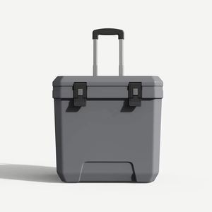 24L Modern PP/PE Insulated Cooler <b>Box</b> with Wheeled Design Reusable for Fishing Medical Cans & Food <b>Storage</b> - Product Image 3