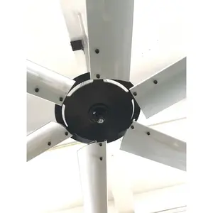 Ventilador de techo Industrial HVLS de 24 pies, gran trasero, venta directa de fábrica