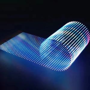 <span class=keywords><strong>Film</strong></span> transparent souple auto-adhésif super fin pour écran LED de fenêtre, <span class=keywords><strong>film</strong></span> cristallin P6 P8, écran en verre P10 - Product Image 1