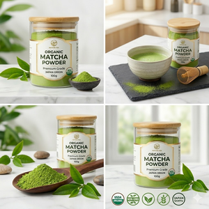 <span class=keywords><strong>Poudre</strong></span> de thé vert Matcha biologique de qualité supérieure 100% naturelle, <span class=keywords><strong>en</strong></span> vrac, qualité culinaire et cérémonielle, pour la pâtisserie, les smoothies et les lattes - Product Image 3