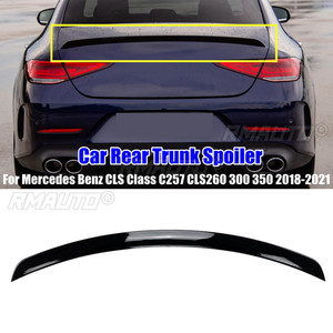 สปอยเลอร์หลังรถยนต์สำหรับ Mercedes Benz CLS Class C257 CLS260 300 350 ปี 2018-2021 สปอยเลอร์หลังคาแบบปีกหลัง สำหรับตกแต่งรถยนต์ - Product Image 1