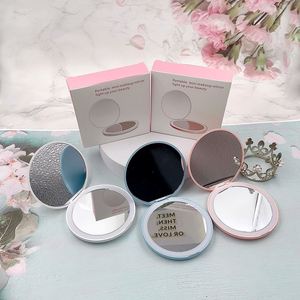 Espejo de Maquillaje Inteligente con Luz LED, Plegable, Portátil, Recargable por USB, de Bolsillo, con Etiqueta Privada - Product Image 3