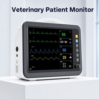 Moniteur patient vétérinaire pour animaux de compagnie, modèle 1409, multi-paramètres (ECG, NIBP, SpO2, fréquence cardiaque), usage clinique, export direct usine, fabriqué en Chine