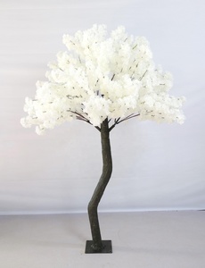 Arbre de <span class=keywords><strong>cerisier</strong></span> japonais artificiel en soie, 8 pieds 30 pouces, avec branches en plastique, éclairage LED, pour décoration murale intérieure de mariage - Product Image 3