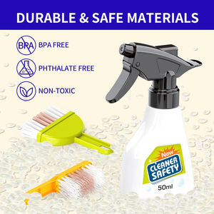 Ensemble d'outils de nettoyage en plastique pour enfants, jeu de simulation de maison avec <span class=keywords><strong>aspirateur</strong></span>, balai, serpillière, jouets d'hygiène pour enfants - Product Image 4