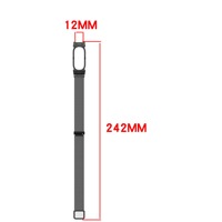 BEEFLYPOWER 2 en 1 Correa de Acero Inoxidable de 3 Eslabones con Cierre Magnético Milanés para Google Fitbit Air
