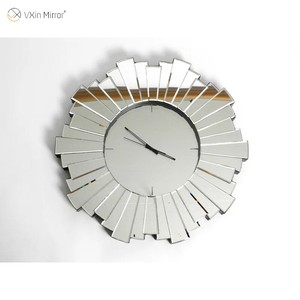 Hiện đại trong nước bằng gỗ đồng hồ Arabian Vòng đồng hồ treo tường phòng khách cổ điển Bạc trang trí tường đắt tiền sang trọng đồng hồ treo tường - Product Image 5