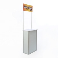 Table de promotion en aluminium Table publicitaire pliable en aluminium