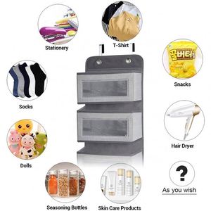 Organizador Colgante para Puerta con 5 Bolsillos y Ventana Transparente para Sala de Estar/Dormitorio/Hogar - Product Image 5