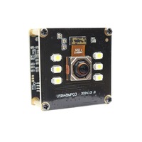 Cámara Web para PC UVC sin Controlador, 48MP, Auto HD, 8000x6000P, 30fps, 4K, 8K, Visión Nocturna, Mini Cámara Automática con LED Blanco