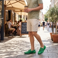 Vente directe d'usine de chaussures décontractées en cuir véritable de haute qualité, grandes tailles, avec semelles en caoutchouc flexibles pour hommes