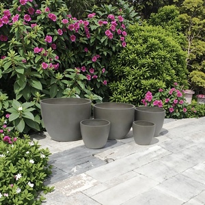 Tanaman semen/Pot bunga silinder sederhana, lapisan bubuk luar ruangan <span class=keywords><strong>2025</strong></span> kualitas tinggi - Product Image 3