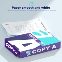 Papel de Copia de Alta Calidad 70 75 80g, Papel para Oficina, Proveedor de Papel, 100% Pulpa de Madera Pura, 500 Hojas por Resma en Venta