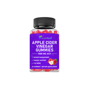 Fast Shipping Adult Apple Cider Vinegar Fat Burner Gummies 1500mg Natural Weight Management Metabolism Enhancer Gummies - Product Image 1