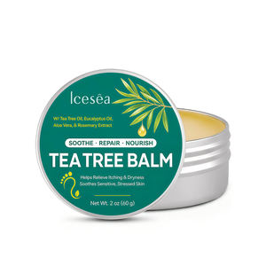 Baume pour les pieds à l'arbre à thé en marque privée OEM |   Hydratant à l'aloe vera pour les pieds secs et gercés |   Soins réparateurs naturels en gros - Product Image 1