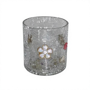 Boîte en verre au look élégant Lanterne photophore en verre pur Photophore votif clair - Product Image 1